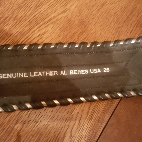 Al Beres | Vintage Silver Plated Western Belt - Picture 4 of 6